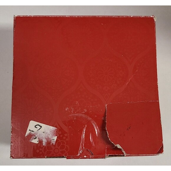 Pier 1 Set of 4 Mini Glass Saucers Assorted Design in Original Box Discontinued - Picture 4 of 7